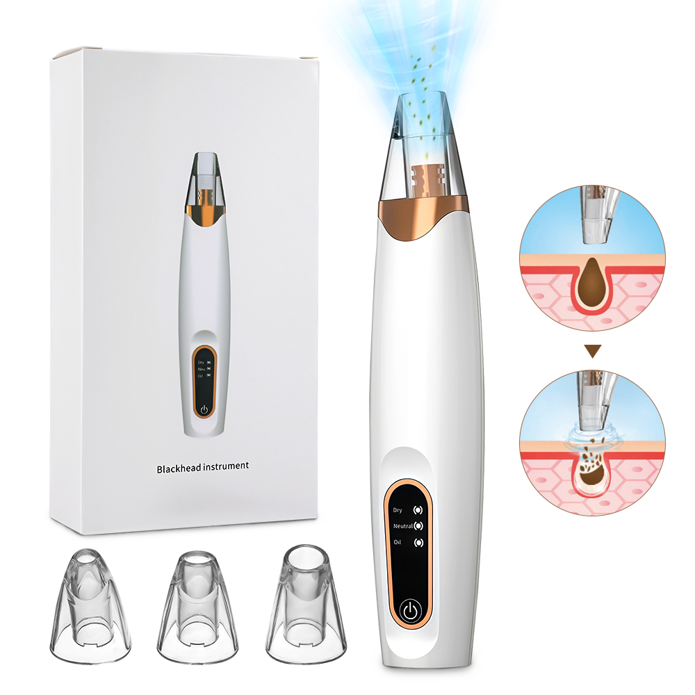 Pore Vacuum - ไฟฟ้า สิวหัวดํา สูญญากาศ Remover สูญญากาศทําความสะอาดรูขุมขนบนใบหน้าสิว EXTRACTOR