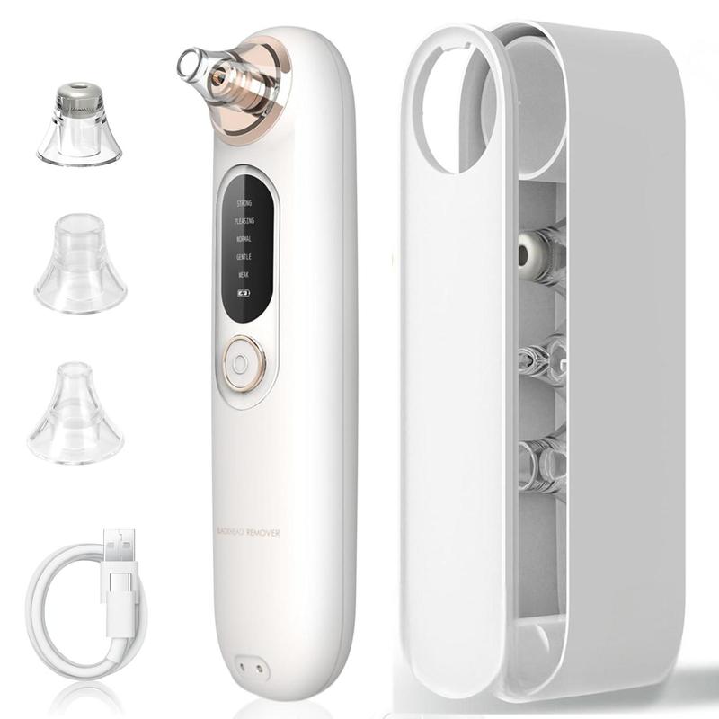 Pore Vacuum - เครื่องดูดสิวเสี้ยนไฟฟ้า กำจัดสิวหัวดำ ดูแลผิวหน้า ปรับระดับแรงดูดได้ ทำความสะอาดล้ำลึก อุปกรณ์เสริมความงาม