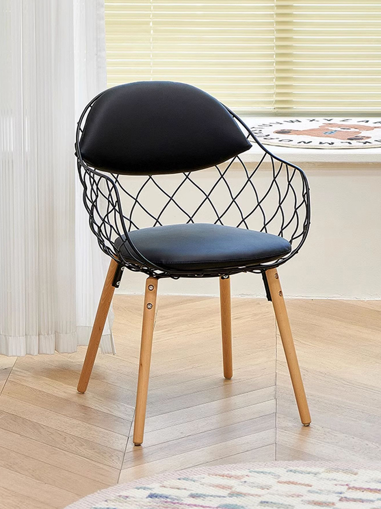 Beauty Makeup Chair - Creative Hollow พนักพิงเก้าอี้รับประทานอาหาร,เฟอร์นิเจอร์บ้านพนักพิงโต๊ะ,สตูล,ร้านกาแฟ,ห้องนั่งเล่น, เก้าอี้ห้องนอนแต่งหน้าเก้าอี้