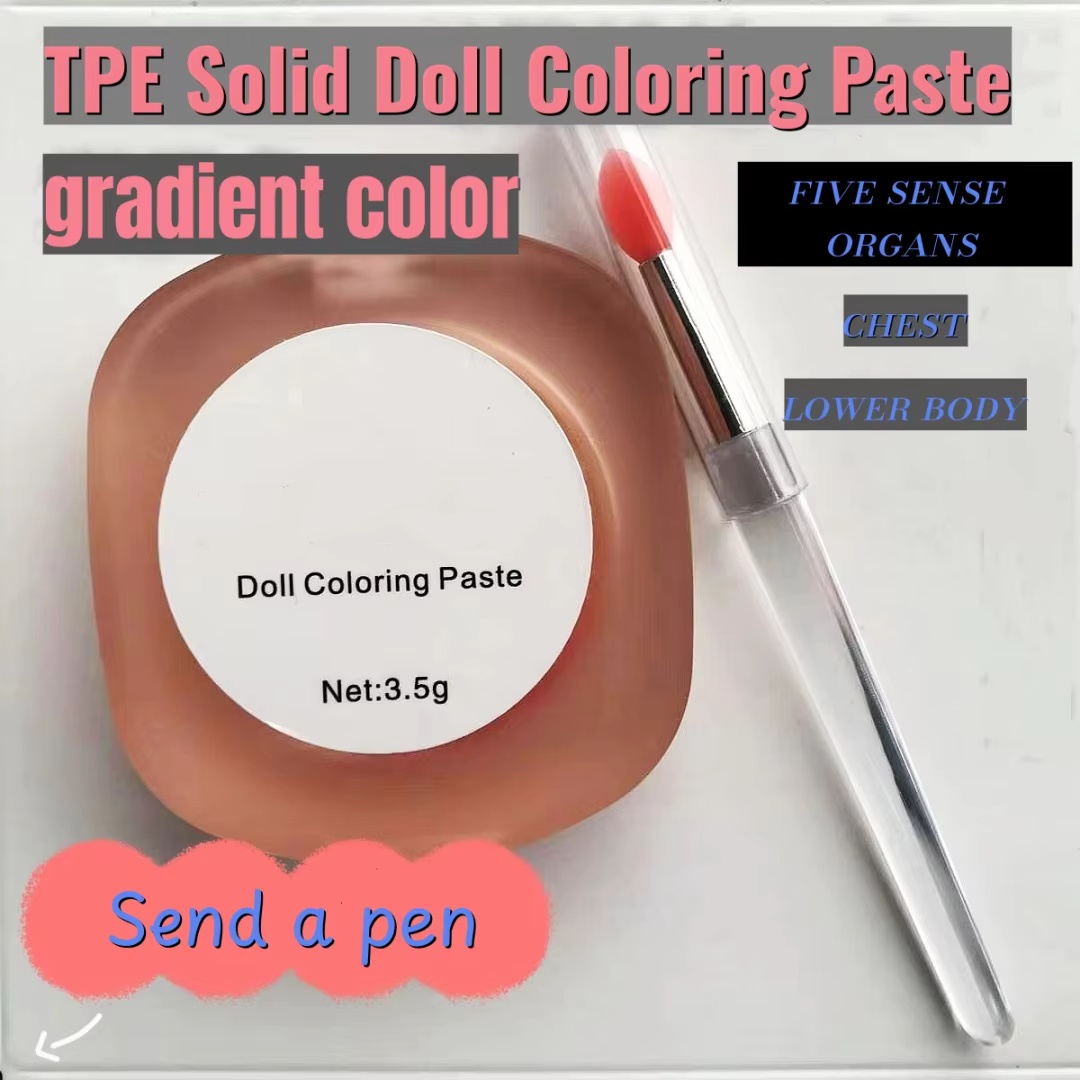 Beauty Real Makeup - ครีมแต่งสีสำหรับตุ๊กตาซิลิโคน TPE ครีมแต่งหน้าตุ๊กตาซิลิโคน โมเดลความงาม น้ำยาแต่งสีบริเวณจุดซ่อนเร้น ให้สีที่เหมือนจริงและเป็นธรรมชาติ