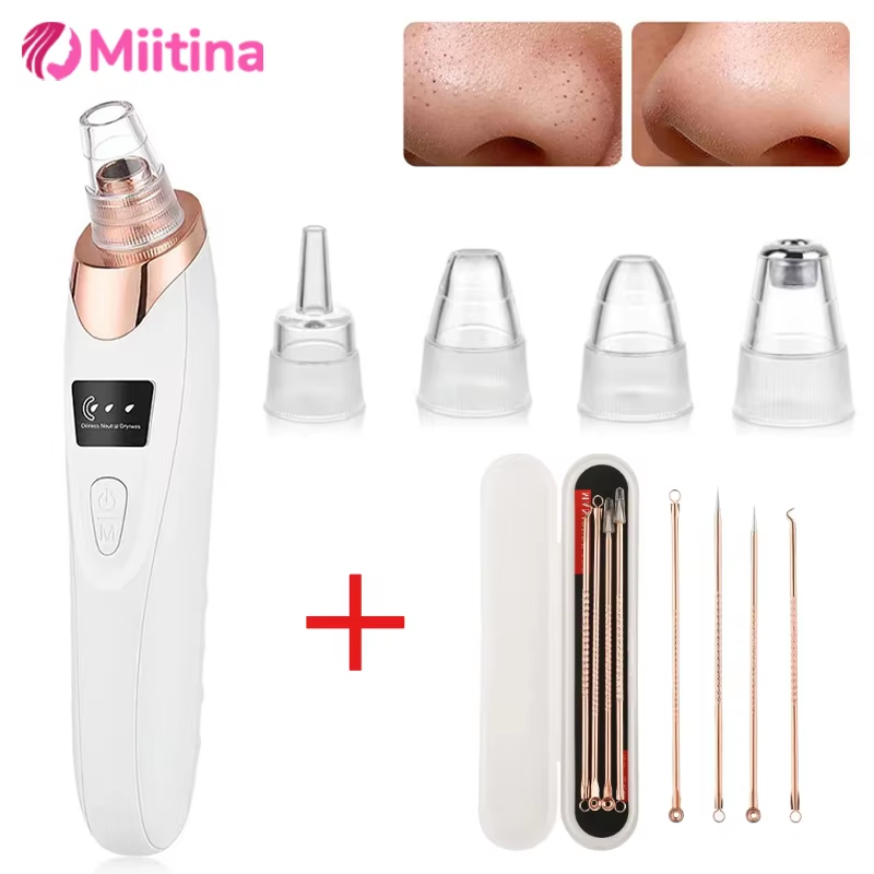 Pore Vacuum - Blackhead Remover ดูดสูญญากาศ USB ชาร์จทําความสะอาดรูขุมขนบนใบหน้าสิวสิว Black