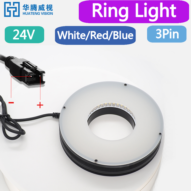 Led Ring Light - ไฟวงแหวน 24V สำหรับกล้องอุตสาหกรรม ระบบอัตโนมัติ ไฟส่องสว่างตรวจสอบ หลอดไฟ