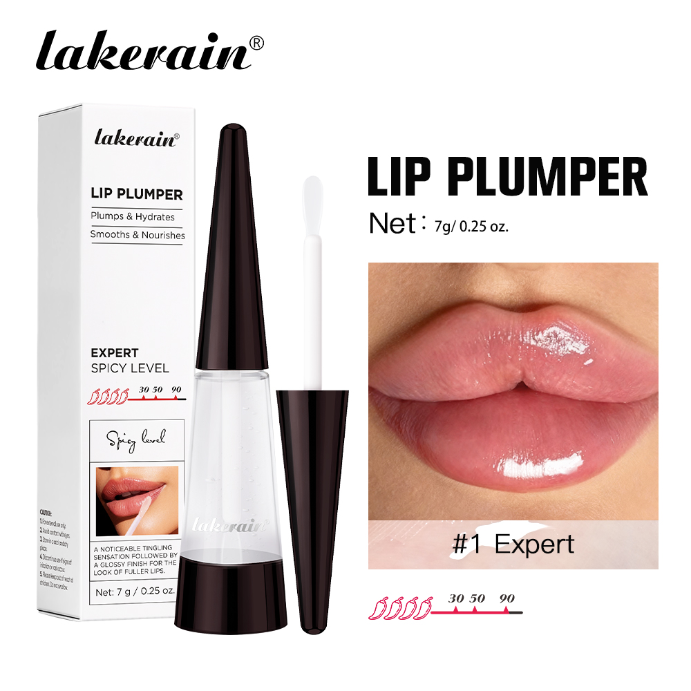 Lip Gloss Plumping - ลิปพลัมเปอร์ ลิปกลอสใสเพิ่มความอวบอิ่ม รีดเดิลช็อต บำรุงริมฝีปากให้ชุ่มชื้น อวบอิ่ม กระจ่างใส