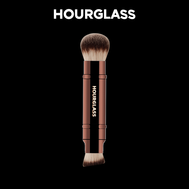 Beauty Queen Makeup - แปรงแต่งหน้านาฬิกาทราย- No.26 Double Head Retractable Foundation
