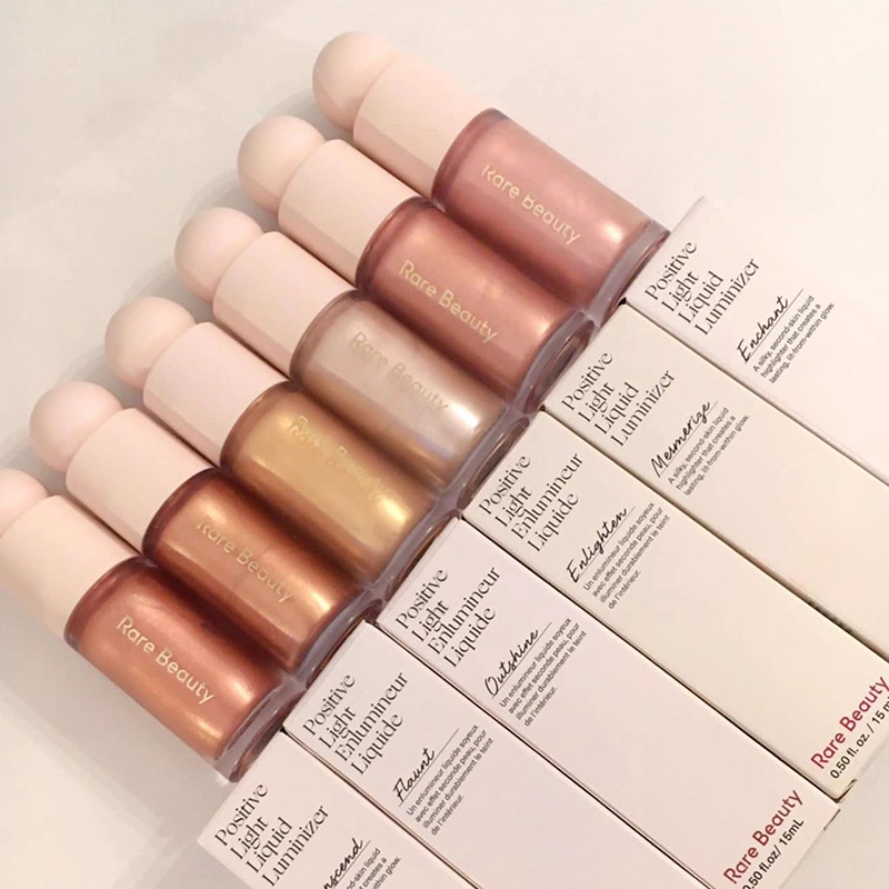 Rare Beauty Makeup Highlighter - เรียร์ บิวตี้ ไฮไลท์เตอร์ เจลแต่งหน้าเนื้อไฮกลอส ให้ผิวหน้าและผิวกายกระจ่างใส วิ้งค์ระยิบระยับ