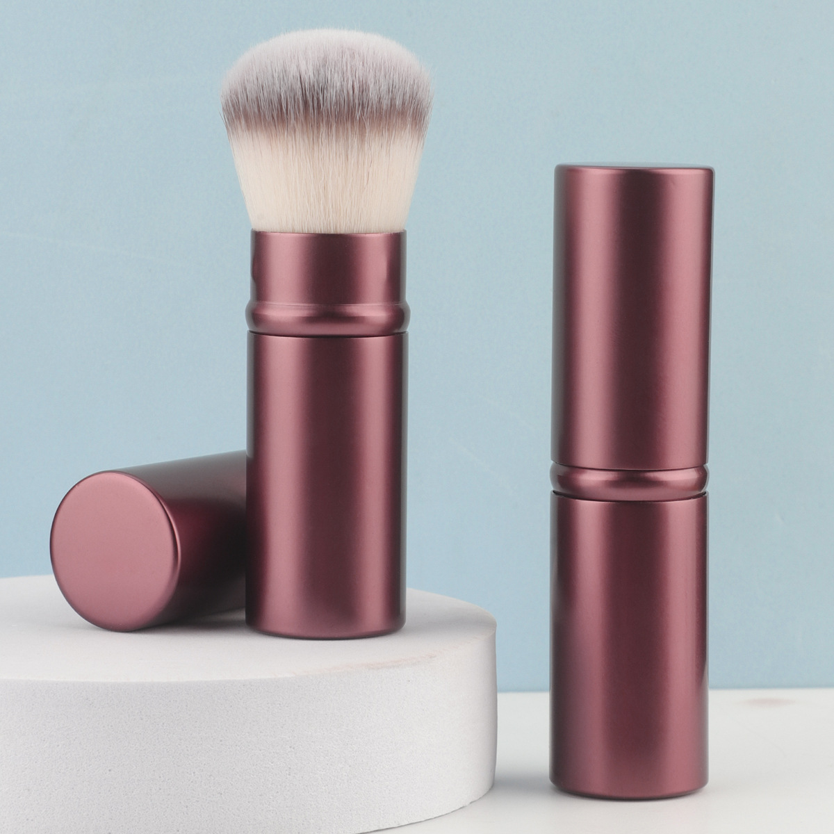 Beauty Queen Makeup - Pro Retractable Soft แปรงแต่งหน้าเครื่องสําอางค์ปรับแป้งแปรง Kabuki แปรงคุณภาพสูง