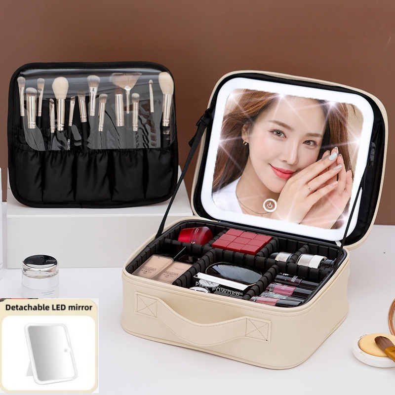 กระเป๋าเครื่องสำอางผู้หญิงขนาด - Beauty Makeup Light บทวิจารณ์และราคา