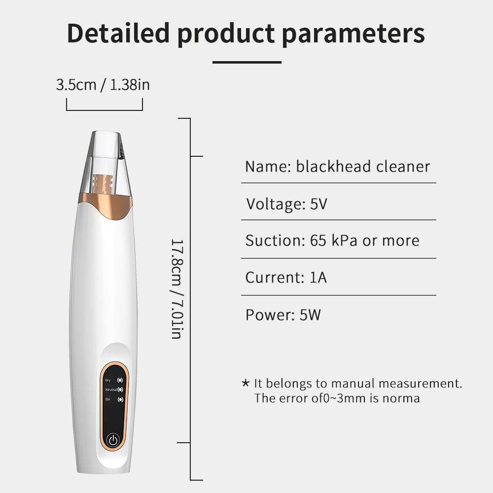 ไฟฟ้า สิวหัวดํา สูญญากาศ Remov - Pore Vacuum บทวิจารณ์และราคา