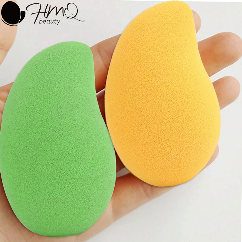 12/2pcs Mango Shape Soft แต่งห - Beauty Makeup Foundation บทวิจารณ์และราคา