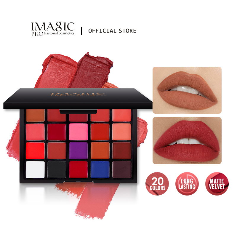 Imagic พาเลทลิปสติก20สี, ลิปแม - Beauty Makeup Palette บทวิจารณ์และราคา