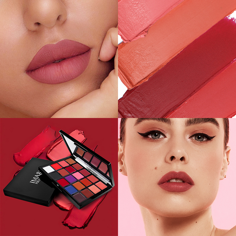 Imagic พาเลทลิปสติก20สี, ลิปแม - Beauty Makeup Palette บทวิจารณ์และราคา