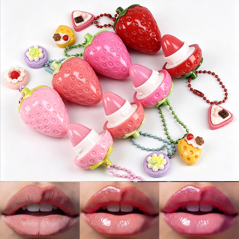 ลิปบาล์มน่ารัก กลิ่นสตรอว์เบอร - Lip Gloss Plumping บทวิจารณ์และราคา
