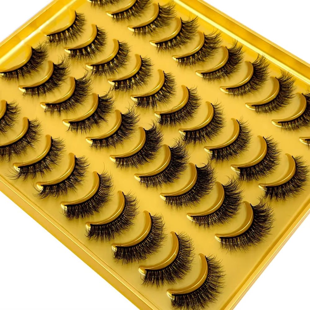 ขนตาปลอม AMSDCN Natural Lashes - False Eyelashes Natural บทวิจารณ์และราคา