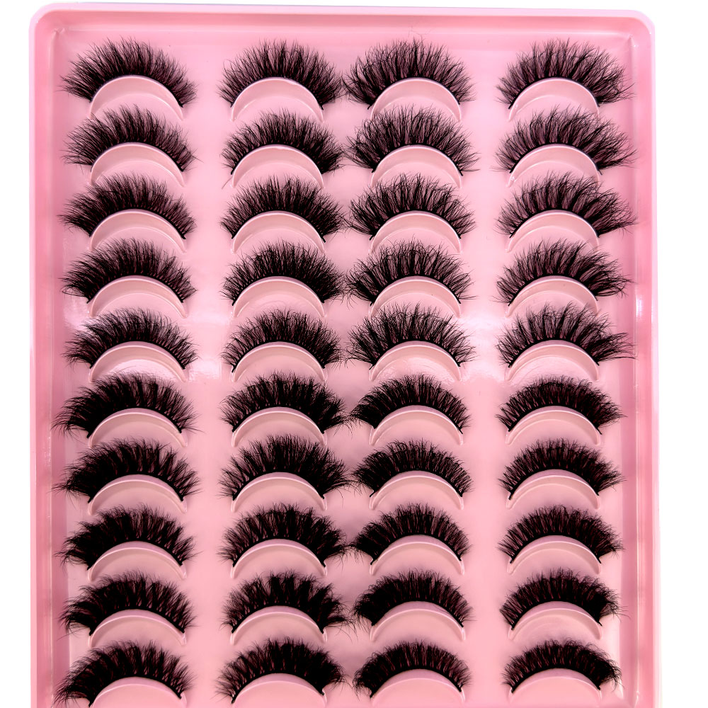 ขนตาปลอม AMSDCN Natural Lashes - False Eyelashes Natural บทวิจารณ์และราคา