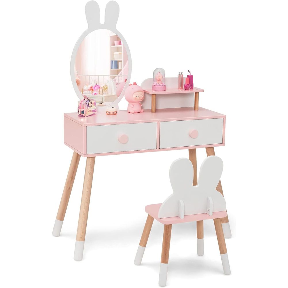 โต๊ะเครื่องแป้งเด็ก EY Kids ลา - Beauty Makeup Chair บทวิจารณ์และราคา