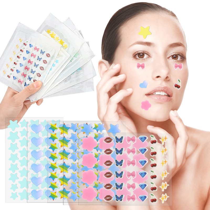 แผ่นแปะสิวการ์ตูนสีสันสดใส บำร - Beauty Makeup & D Anime Studio บทวิจารณ์และราคา