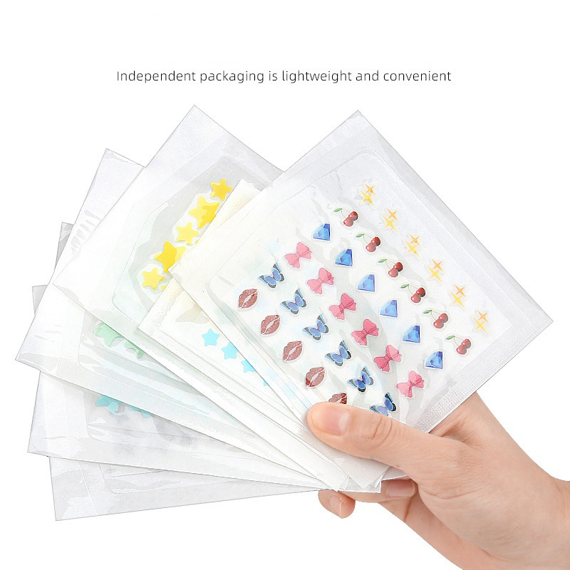 แผ่นแปะสิวการ์ตูนสีสันสดใส บำร - Beauty Makeup & D Anime Studio บทวิจารณ์และราคา