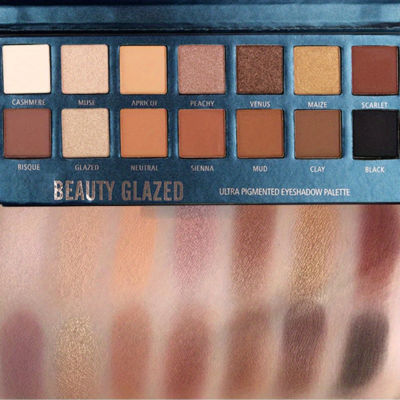 พาเลทอายแชโดว์เคลือบ14สีทาอายแ - Beauty Makeup Palette บทวิจารณ์และราคา