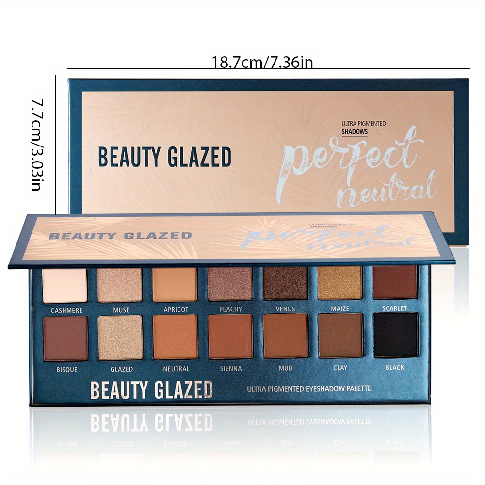 พาเลทอายแชโดว์เคลือบ14สีทาอายแ - Beauty Makeup Palette บทวิจารณ์และราคา