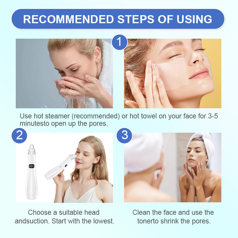 Blackhead Remover Pore USB ชาร - Pore Vacuum บทวิจารณ์และราคา