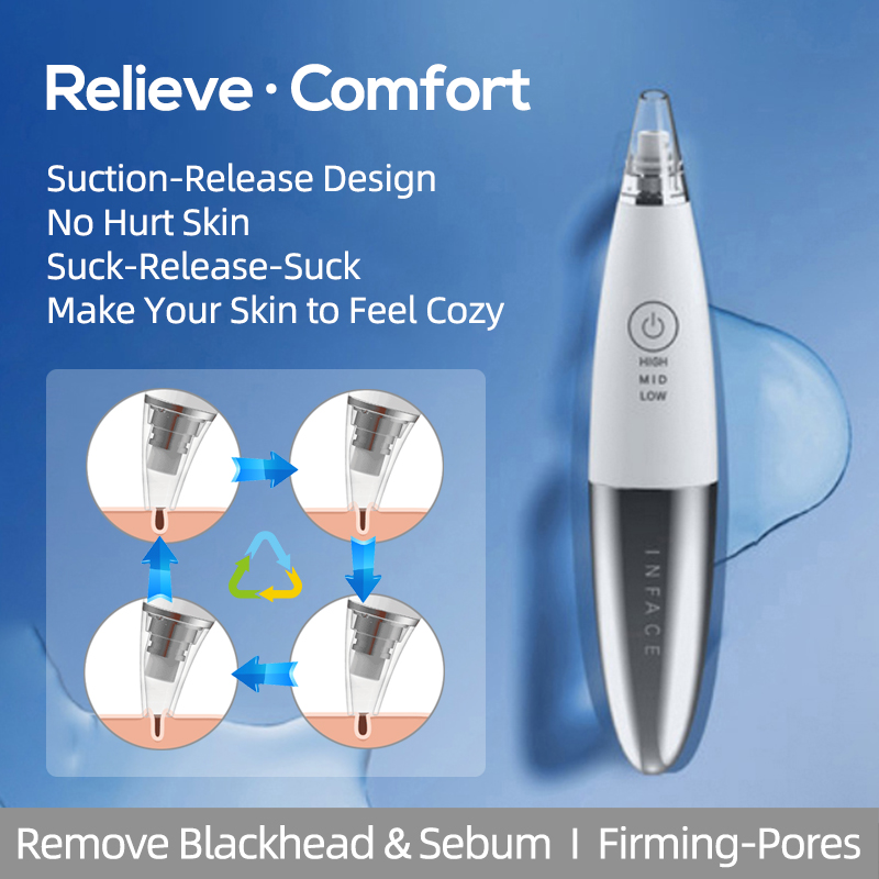 เครื่องดูดสิวเสี้ยน Inface กำจ - Pore Vacuum บทวิจารณ์และราคา