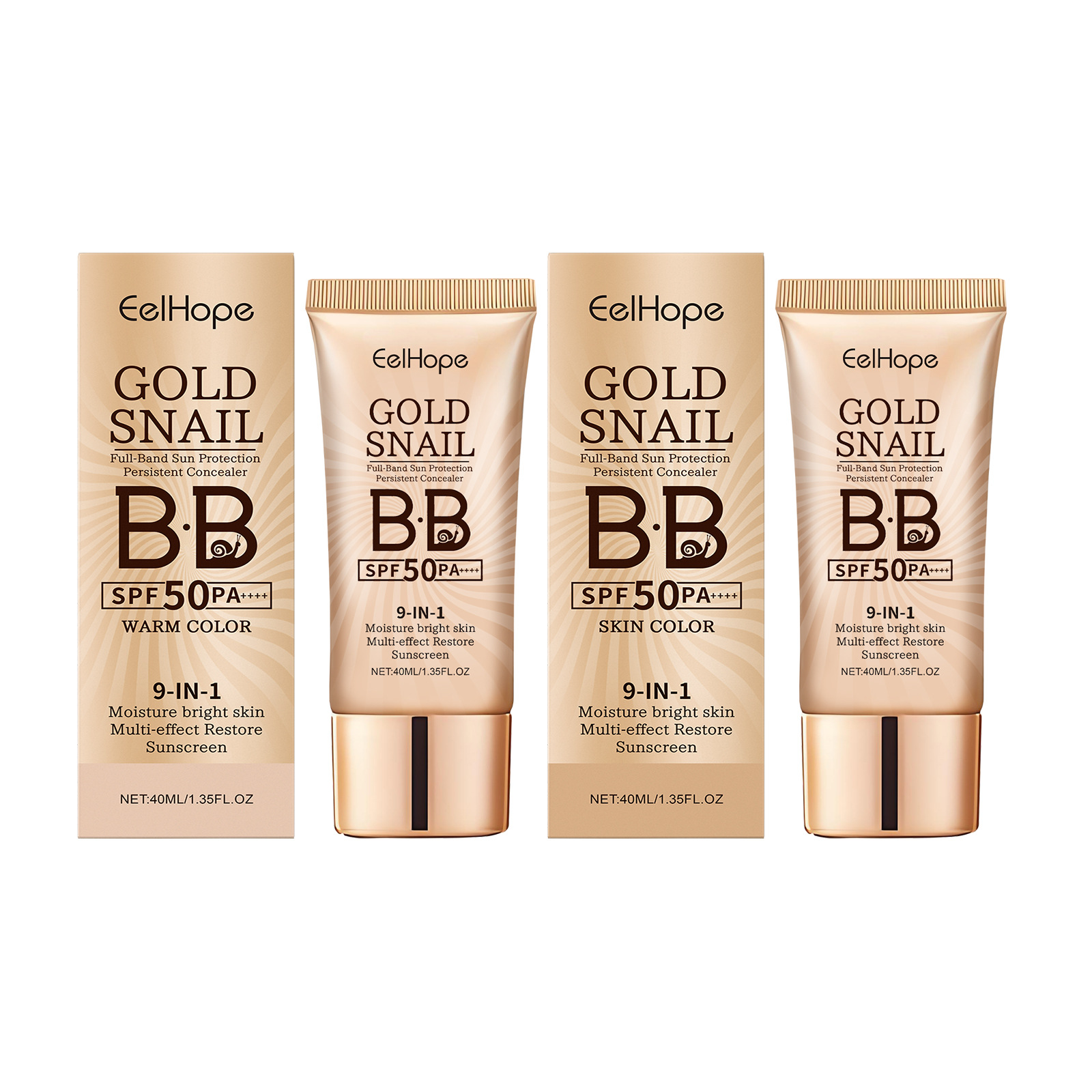 Gold Snail ครีมกันแดดบีบีครีม  - Beauty Makeup Foundation บทวิจารณ์และราคา