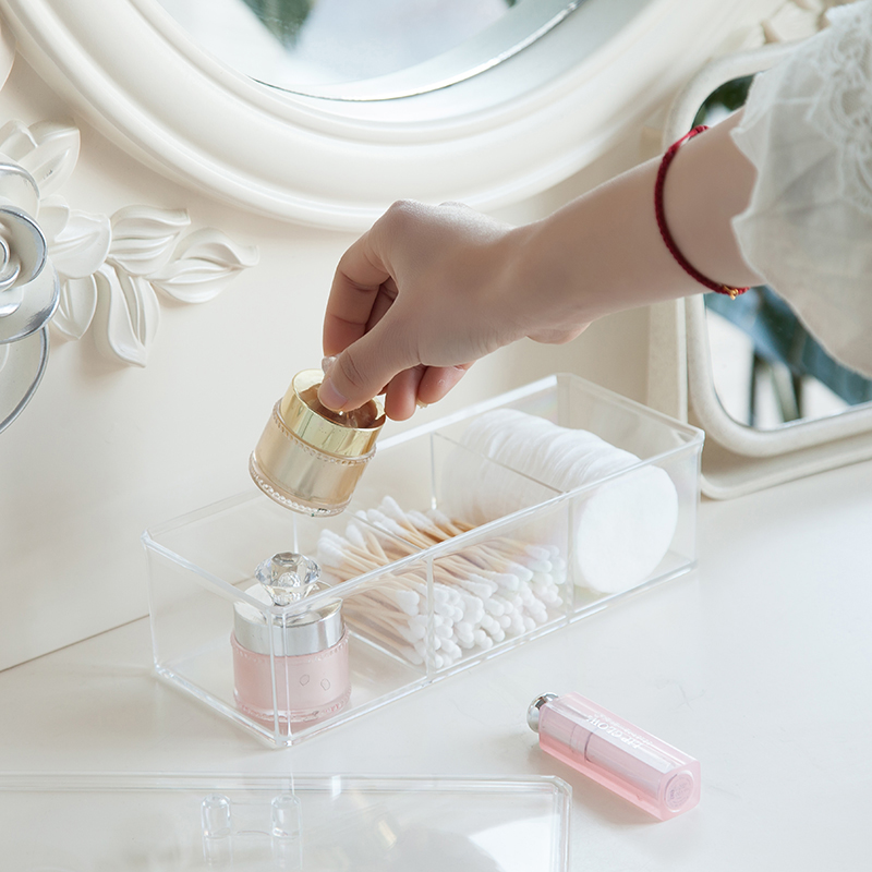 โปร่งใสกล่องเก็บเครื่องสําอางแ - Beauty Makeup Tool Collection บทวิจารณ์และราคา