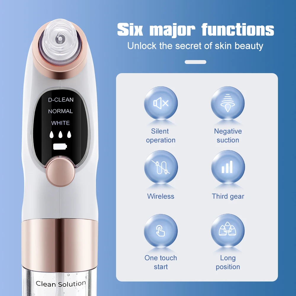 ไฟฟ้าขนาดเล็ก Bubble Blackhead - Pore Vacuum บทวิจารณ์และราคา