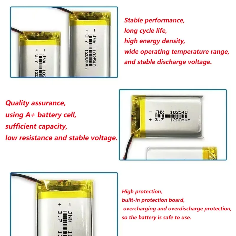 102540 3.7V 1200mAh แบตเตอรี่โ - Beauty Makeup Game บทวิจารณ์และราคา