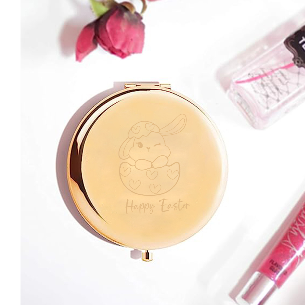 กระจกพกพาลายการ์ตูนกระต่ายน่าร - Beauty Makeup & D Anime Studio บทวิจารณ์และราคา