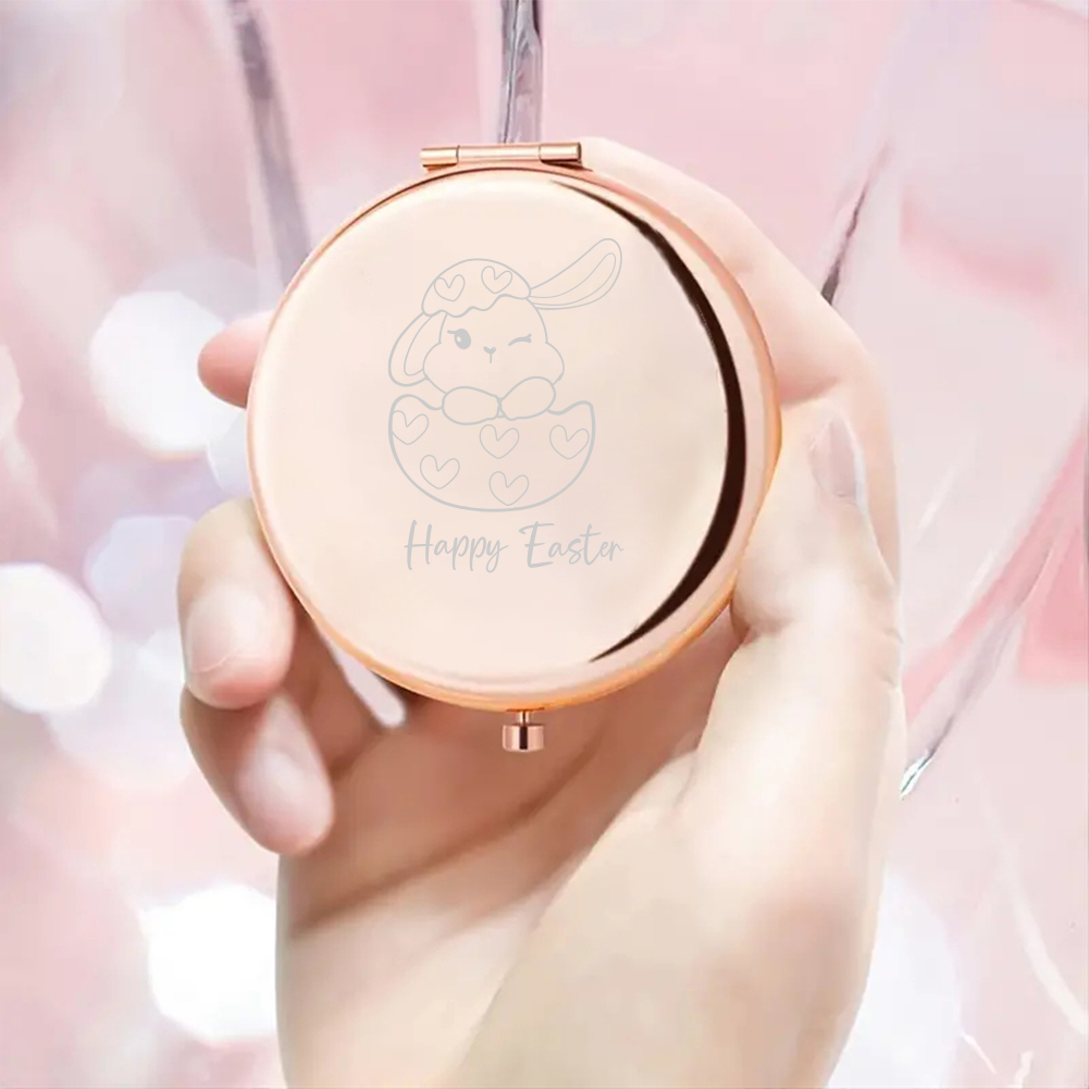 กระจกพกพาลายการ์ตูนกระต่ายน่าร - Beauty Makeup & D Anime Studio บทวิจารณ์และราคา