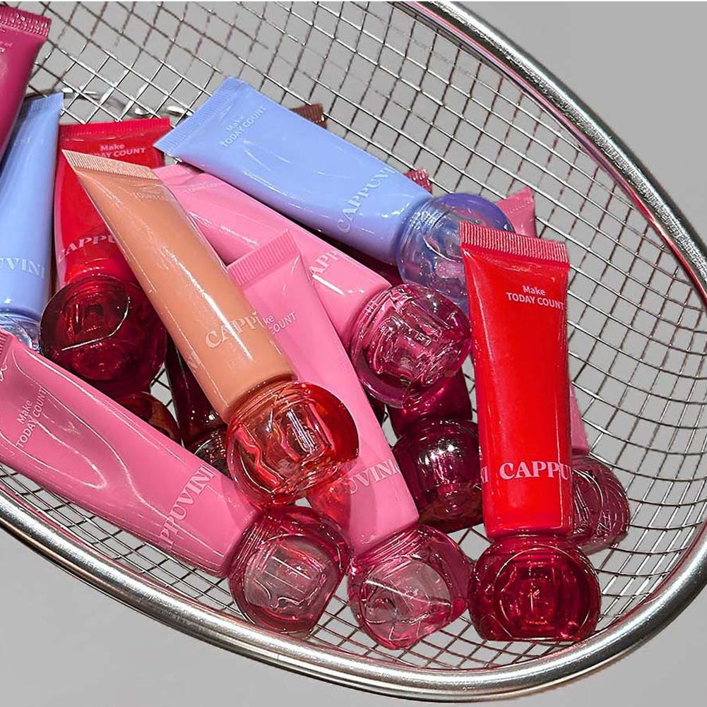 ลิปกลอส Cappuvini สูตรผลไม้ชุ่ - Lip Gloss Plumping บทวิจารณ์และราคา