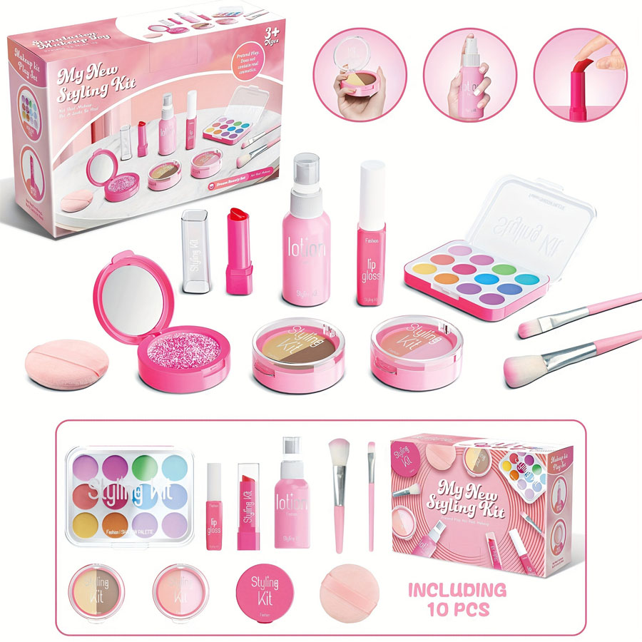 ชุดของเล่นแต่งหน้าสําหรับเด็กช - Beauty Real Makeup บทวิจารณ์และราคา