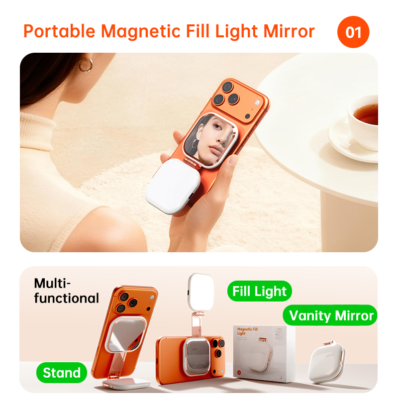 โคมไฟแม่เหล็กติดโทรศัพท์แบบพกพ - Beauty Makeup Light บทวิจารณ์และราคา