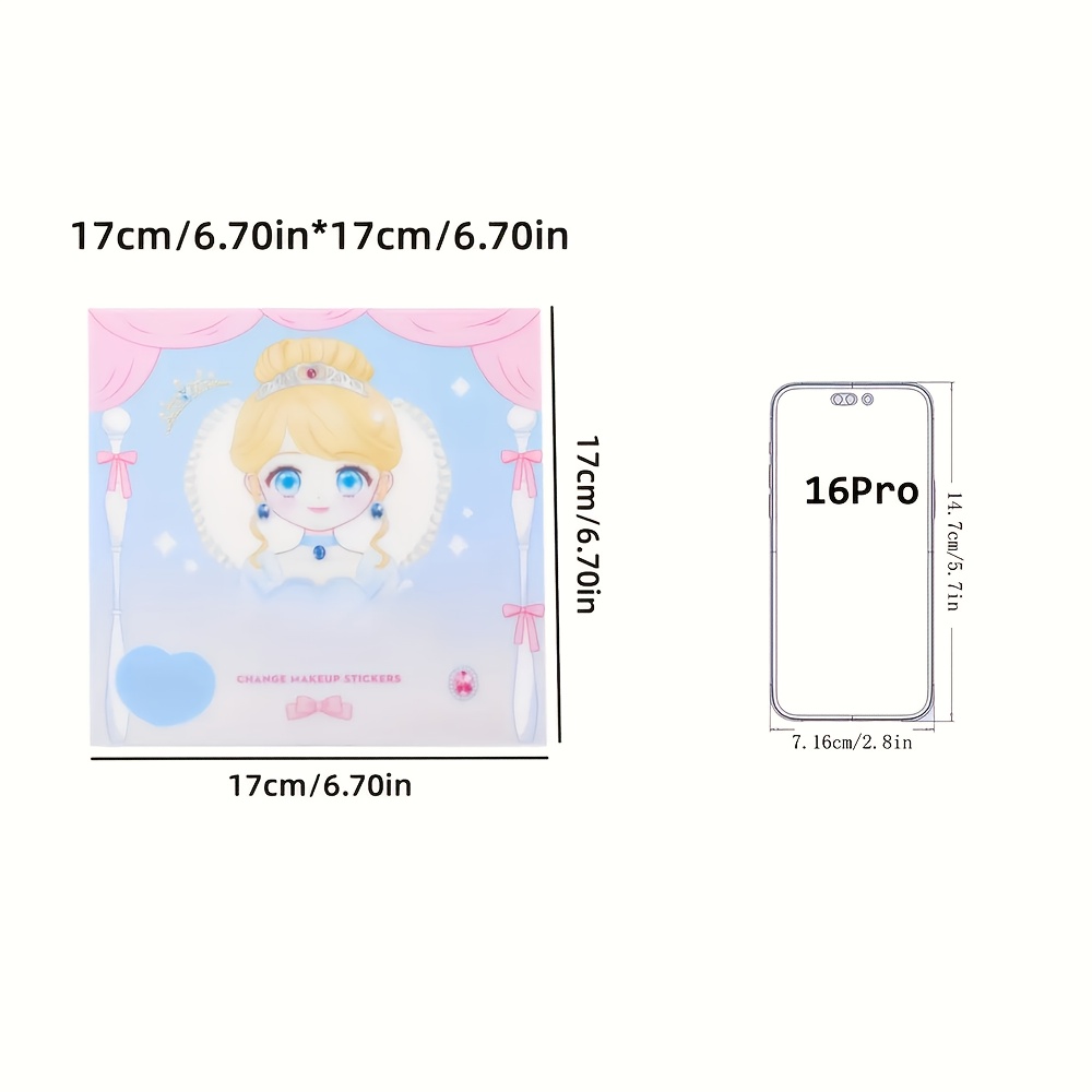 สติกเกอร์แต่งหน้าเจ้าหญิง สมุด - Beauty Makeup Game บทวิจารณ์และราคา