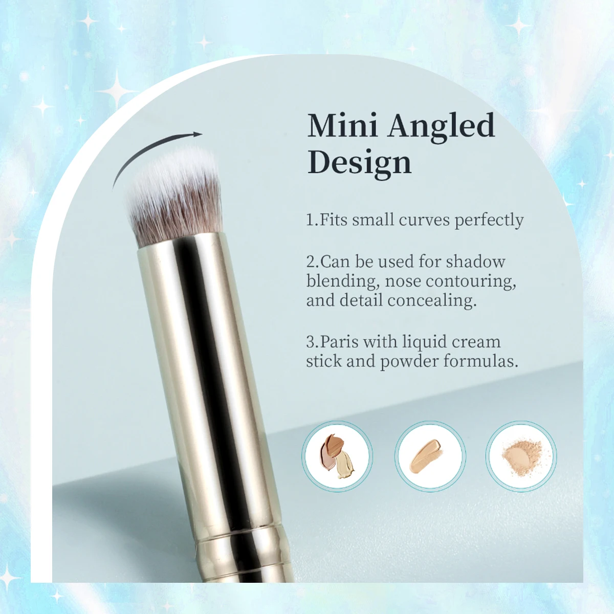 มุมคอนซีลเลอร์แปรงแต่งหน้าภายใ - Beauty Queen Makeup บทวิจารณ์และราคา