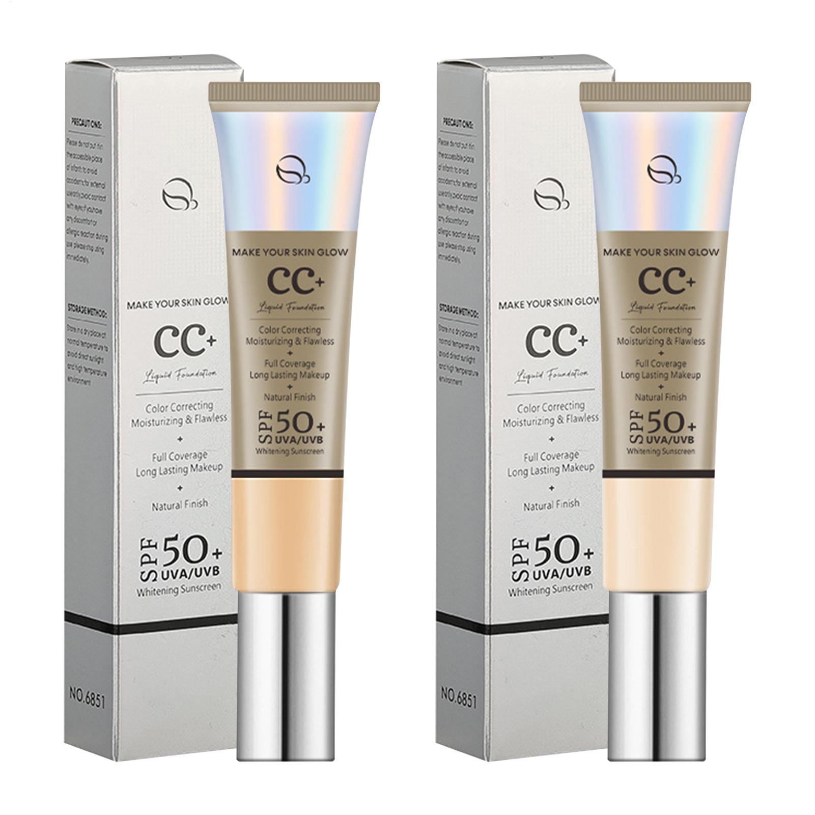 CC Cream Foundation SPF 50 Sun - Beauty Makeup Foundation บทวิจารณ์และราคา