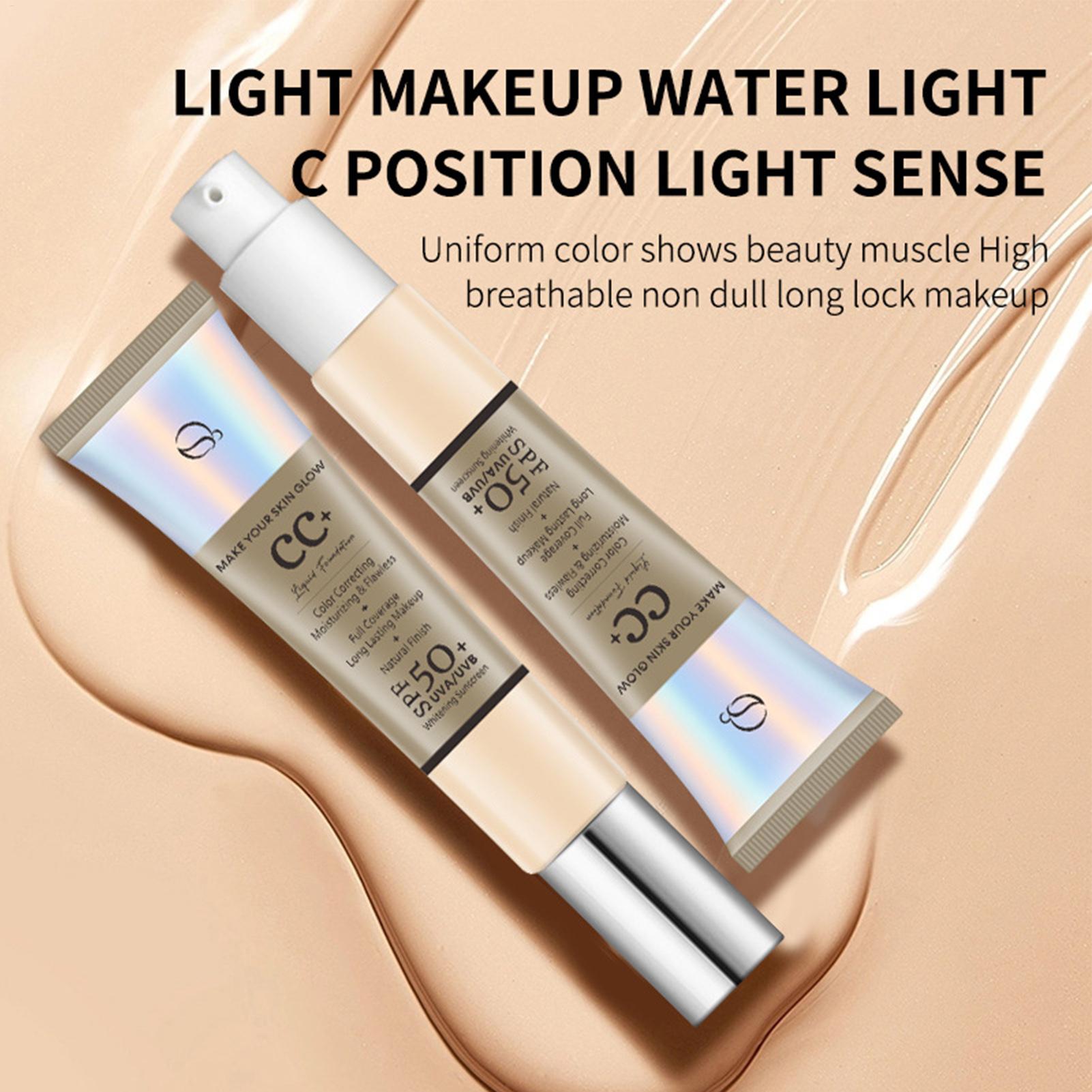 CC Cream Foundation SPF 50 Sun - Beauty Makeup Foundation บทวิจารณ์และราคา