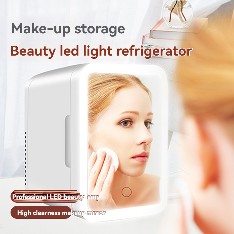 ตู้เย็นความงามแบบพกพาสำหรับใช้ - Beauty Makeup Light บทวิจารณ์และราคา