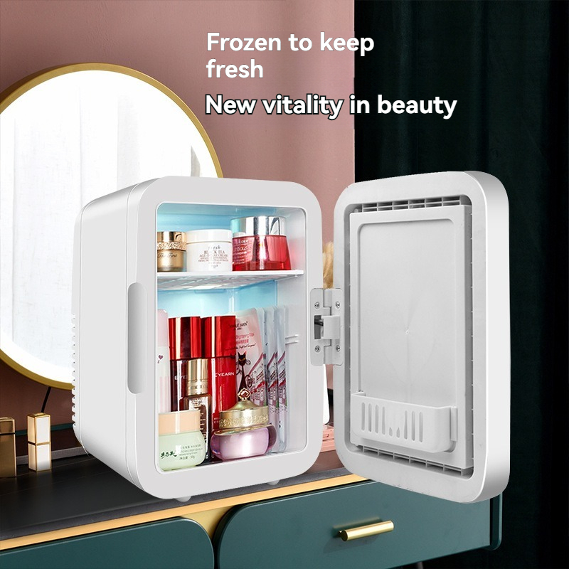 ตู้เย็นความงามแบบพกพาสำหรับใช้ - Beauty Makeup Light บทวิจารณ์และราคา