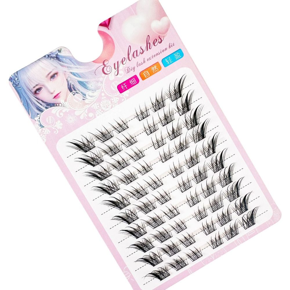 ขนตาปลอมแบบกลุ่ม 3 มิติ ทรงแคท - False Eyelashes Natural บทวิจารณ์และราคา