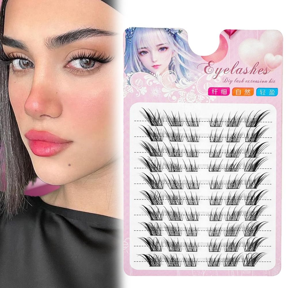ขนตาปลอมแบบกลุ่ม 3 มิติ ทรงแคท - False Eyelashes Natural บทวิจารณ์และราคา
